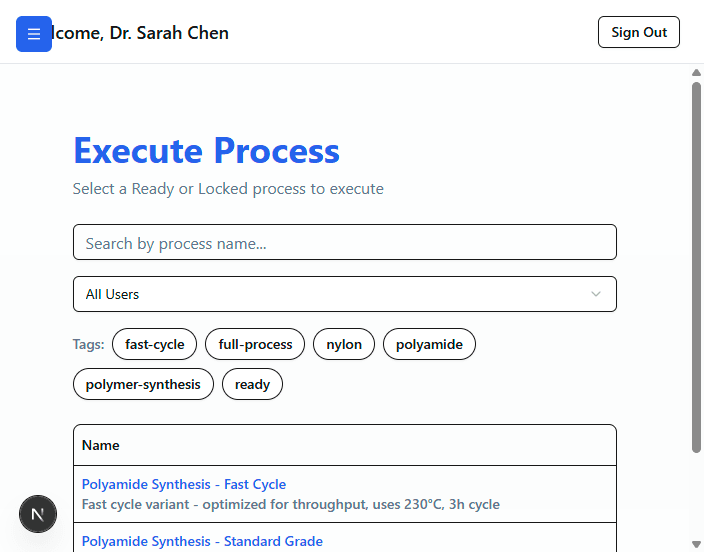 Workflow Execution - Step-by-step workflow execution